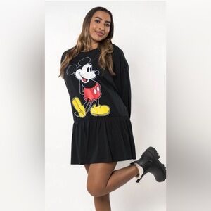 Mickey Mouse Skirted T-Shirt Dress from Cakeworthy | Size Lg | 100% Cotton